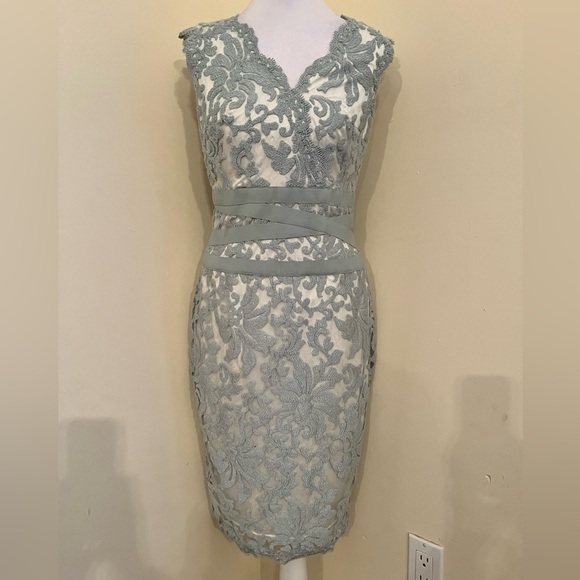 Tadashi Shoji Paillette Lace Dress - Picture 1 of 5